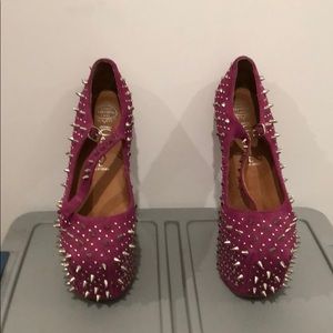 Exclusive spiked Jeffrey Campbell shoes